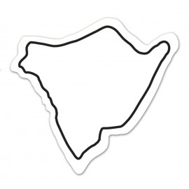 Hawaii State Shape Magnet - Full Color with Logo  Hawaii State Shape Magnet - Full Color with Logo