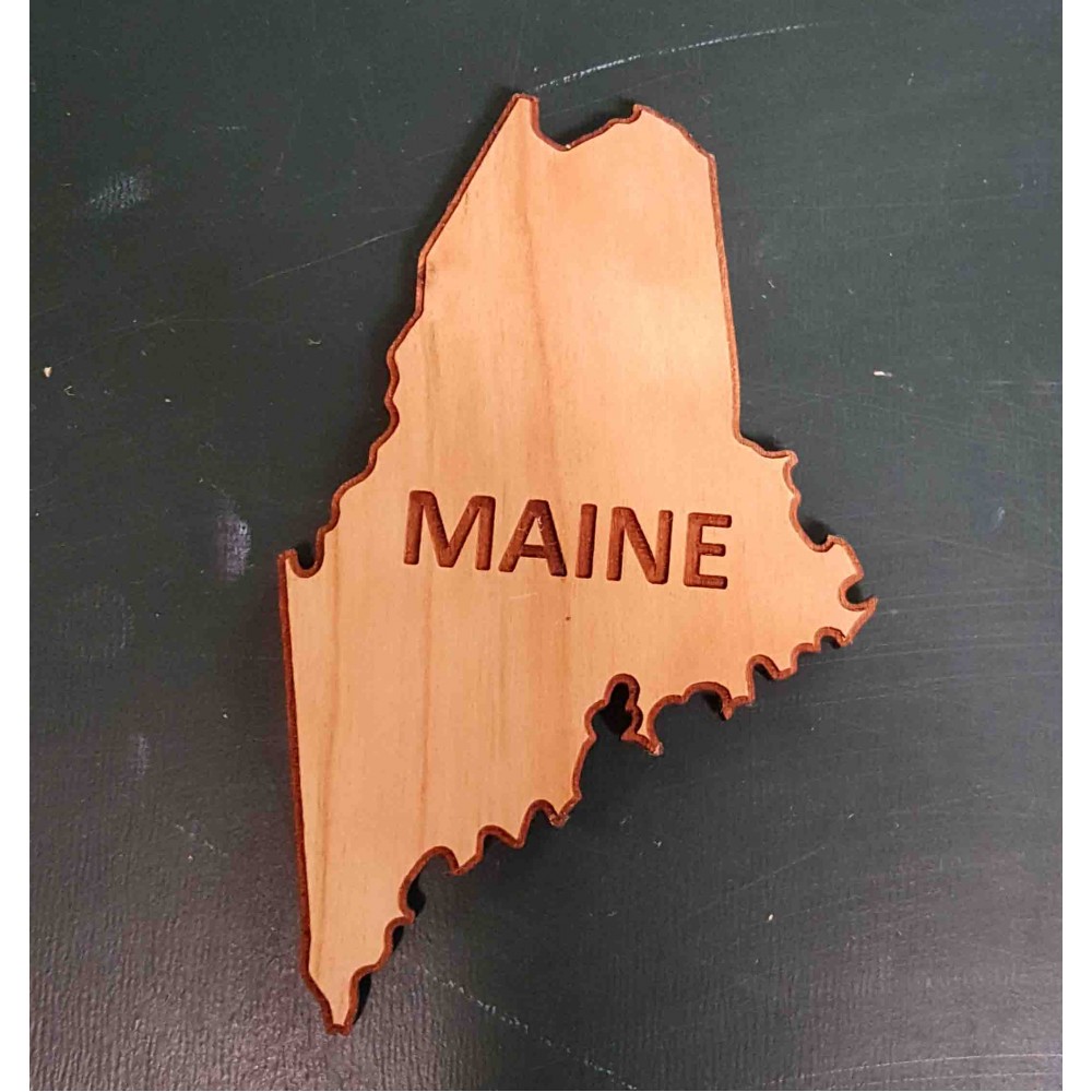 2" - Maine Hardwood Magnets with Logo