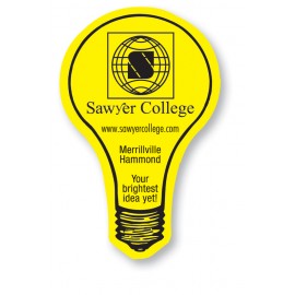 Custom Lightbulb Magnet - Full Color  Custom Lightbulb Magnet - Full Color