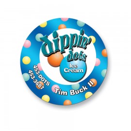 4" Round Magnet - Full Color with Logo  4" Round Magnet - Full Color with Logo