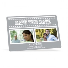Save The Date Magnet | Rectangle | 4" x 6" with Logo  Save The Date Magnet | Rectangle | 4" x 6" with Logo