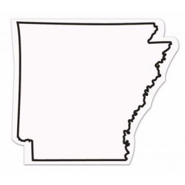 Arkansas State Shape Magnet - Full Color with Logo  Arkansas State Shape Magnet - Full Color with Logo
