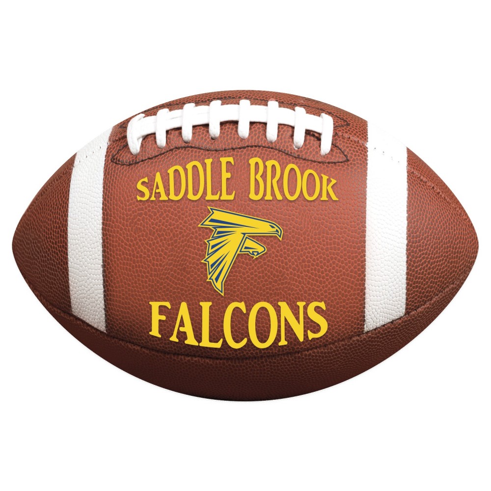 Logo Branded Sports Magnet | Football | 4 1/2" x 6 3/4" | .030" Thickness | Full Color
