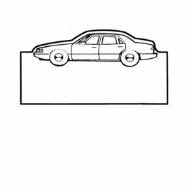 Personalized Magnet - Car On Box - Full Color