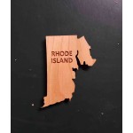 Personalized 2" - Rhode Island Hardwood Magnets