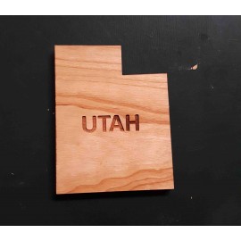 2" - Utah Hardwood Magnets with Logo  2" - Utah Hardwood Magnets with Logo