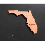 Customized 2" - Florida Hardwood Magnets