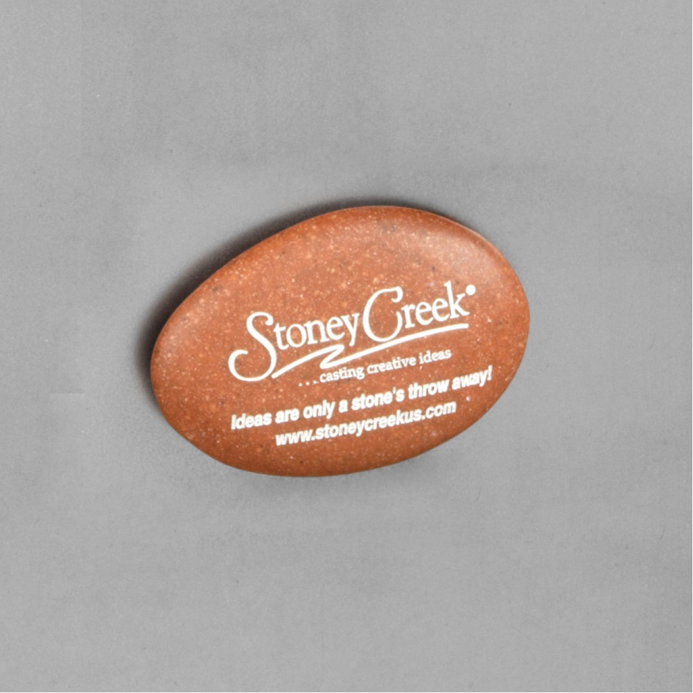 Skipping Stone Magnet with Logo