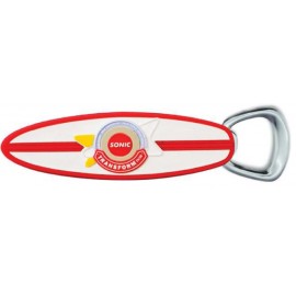 Rubber Softies Bottle Opener w/Magnetic Back (Up to 4 ") with Logo
