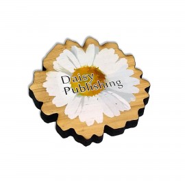 7 Square Inch Ultra Vivid Bamboo Magnet Custom Printed