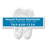 Promotional Full Color Magnet (2.125"x3") Tooth Shape