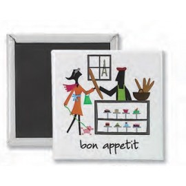 Square Magnet (2") Custom Printed  Square Magnet (2") Custom Printed