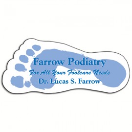 Foot Magnetic Note Holder (20 Mil) Logo Branded  Foot Magnetic Note Holder (20 Mil) Logo Branded