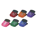 Promotional Jumbo Spring Loaded Magnetic Memo Clip w/Rubber Grip
