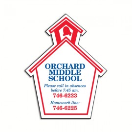 Custom Imprinted 30 Mil School House Magnetic Note Holder