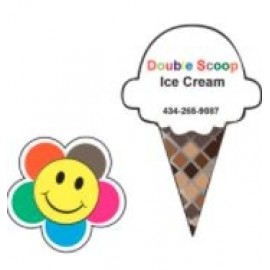 800 To 1200 Square Inch Custom Shape Magnet/ 30 Mi Custom Imprinted