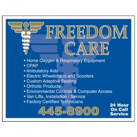 Custom Imprinted 20 Mil Rectangle Large Size Magnet (4"x5")