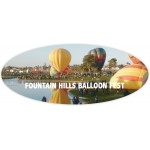 Custom Imprinted Full Color Magnet (3.375 x 1.375) Oval