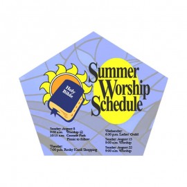 Church Shape Stock Vinyl Magnet - 20mil Custom Printed  Church Shape Stock Vinyl Magnet - 20mil Custom Printed
