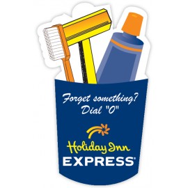 Logo Branded Full Color Magnet (3.5"x2.25") Cup Holder