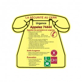 Custom Printed Telephone Shape Stock Vinyl Magnet - 20mil