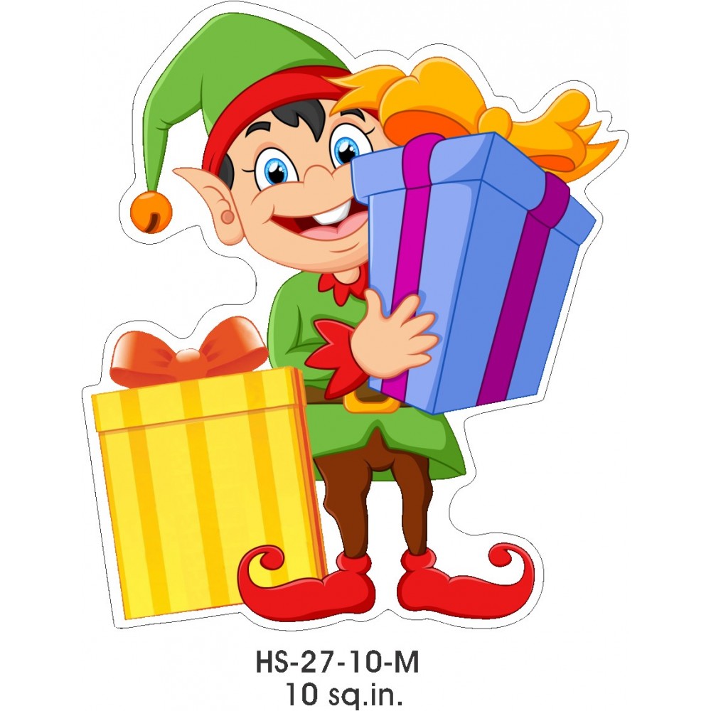 Promotional Elf Gift Shop Magnet (10 Square Inch)