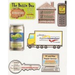 20 Mil Custom Shaped Magnet (3"x3") Custom Imprinted