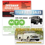 Logo Branded 30 Mil Custom Shaped Magnet (3"x3")