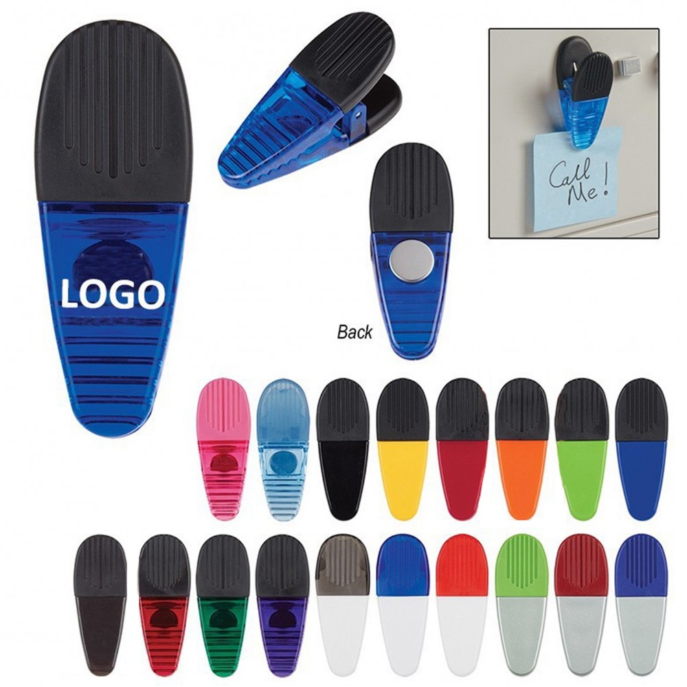 Custom Printed Plastic Refrigerator Magnet Clips