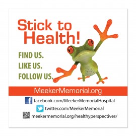 Logo Branded Full Color Magnet (4") Square