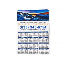 Custom Imprinted 4"X6" Full Color Scenic Magnetic Calendar