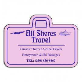 Suitcase Magnetic Note Holder (20 Mil) Custom Imprinted