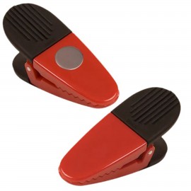 Logo Branded Magnetic Memo Clip Holder w/Strong Grip