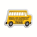 Logo Branded 30 Mil School Bus Magnetic Note Holder
