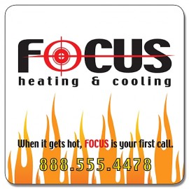 Custom Imprinted 25 Mil Round Corner Laminated Magnet