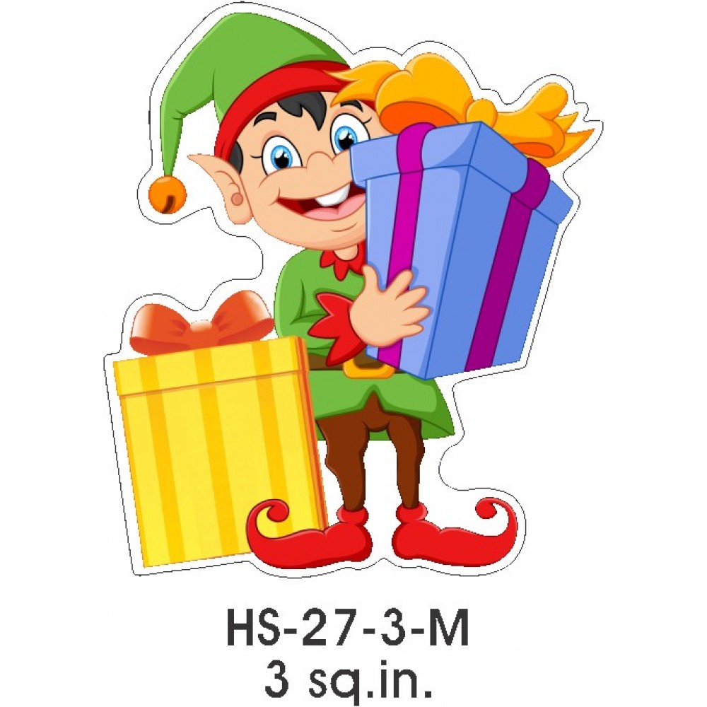 Elf Gift Shop Magnet (3 Square Inch) Custom Imprinted