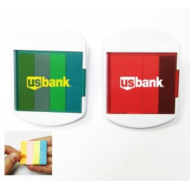 Jumbo Size Magnetic Clip Holder w/Sticky Flag Tabs Custom Imprinted  Jumbo Size Magnetic Clip Holder w/Sticky Flag Tabs Custom Imprinted