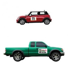 Logo Branded 12"X18" Rectangle Car And Truck Magnet/ 30 Mil