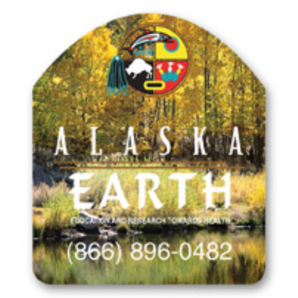 Full Color Magnet (2.5"x2.125") Arch Shape Logo Branded Full Color Magnet (2.5"x2.125") Arch Shape Logo Branded