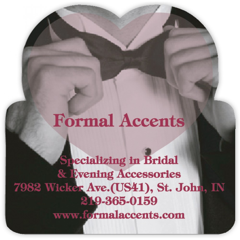 Full Color Magnet (3 x 3) Heart Top Shape Custom Printed Full Color Magnet (3 x 3) Heart Top Shape Custom Printed
