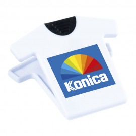 Logo Branded Rainbow T-Shirt Shaped Magnet Clip