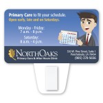 Custom Printed Magnet w/ Clip Business Card