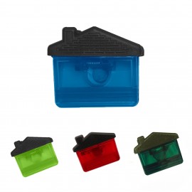 Logo Branded Magnetic Clips in the Form of Houses  Logo Branded Magnetic Clips in the Form of Houses