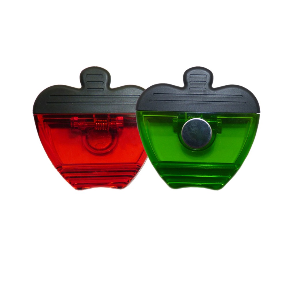 Logo Branded Apple Magnet Memo Clip