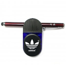 Magnetic Memo Clip w/Pen & Business Card/Note Holder Logo Branded