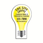 Light Bulb Magnetic Note Holder (20 Mil) Logo Branded