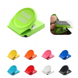 1 1/5" Custom Multi Function Metal Fridge Magnet Clip MOQ100PCS Custom Imprinted