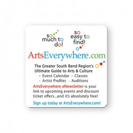 Square Shape Stock Vinyl Magnet - Round Corners - 20mil Custom Imprinted