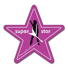 Promotional 25 Mil Laminated Star Shape Magnet