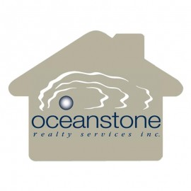 Custom Printed House Shape Stock Vinyl Magnet - 30mil